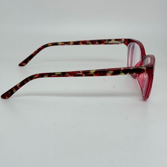 Elegant Red Women's Glasses - Picture 4 of 7